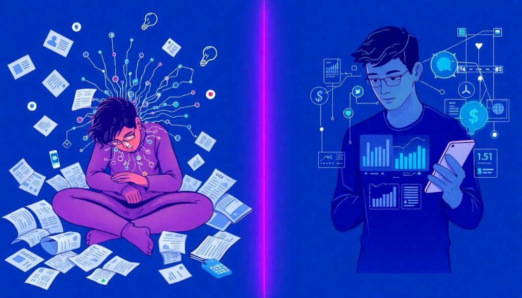 Финтех-революция: как банковские приложения и нейросети меняют управление деньгами - иллюстрация